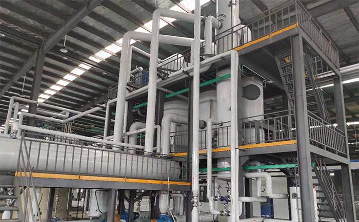 苯乙烯降膜蒸發器的原理及特點