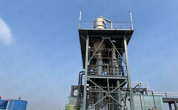 蒸發(fā)器制備融雪劑項(xiàng)目施工進(jìn)行中